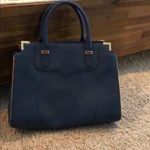 Rebecca Minkoff Blue purse with zipper detail